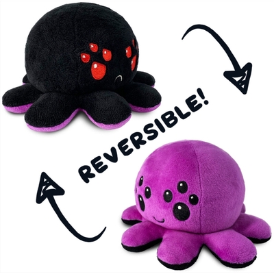 Reversible Plushie - Spider Black/Purple