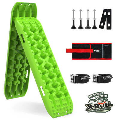 Green Grip: 4WD Tracks with Bolts