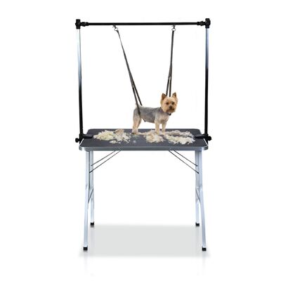 Pet Grooming Table 90Cm Double Pole (Black)