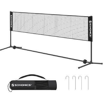 3M Portable Tennis Badminton Net Black
