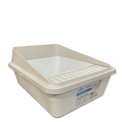 Small High Back Cat Litter Tray - Clean and Fresh