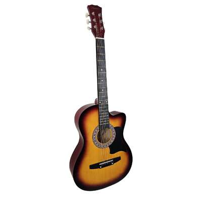 38-Inch Acoustic Guitar with Steel Strings & Carry Bag