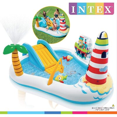 Fishing Fun Play Center Inflatable Kiddie Pool 57162Np