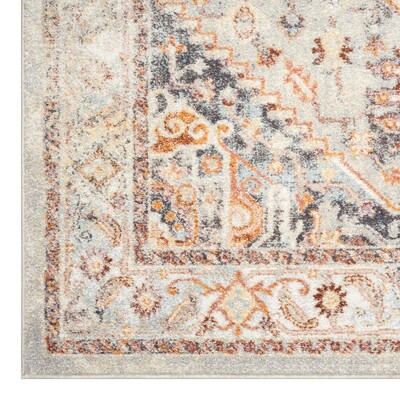 Ornate Persian Vintage Rug - Grey - 160x160