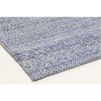 Grace Blue Wool Blend Rug 200x290cm