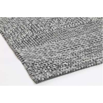 Grace Charcoal Wool Blend Rug 240x330cm