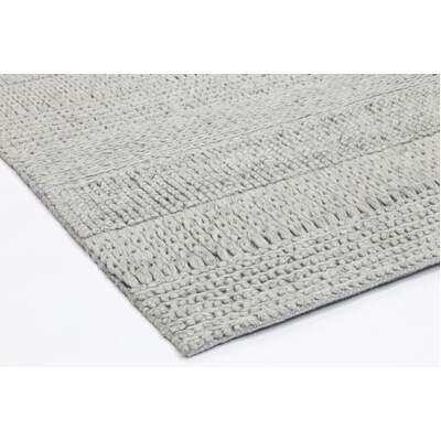 Grace Grey Wool Blend Rug 240x330cm