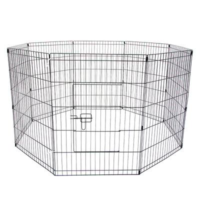 Pet Playpen Foldable Dog Cage 8 Panel 42In