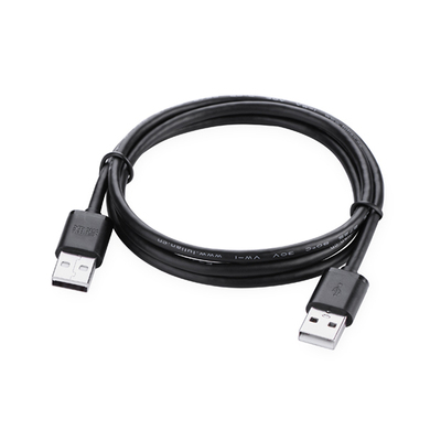 Usb2.0 A Male To A Male Cable 2M Black (10311)