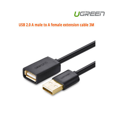 Usb 2.0 A Male To A Female Extension Cable 3M (10317)