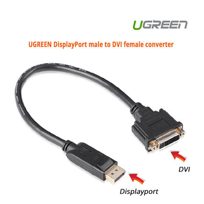 Displayport Male To Dvi Female Converter (20405)