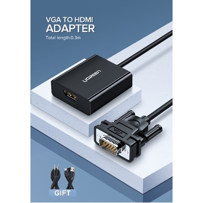 Vga To Hdmi Converter Black 60814