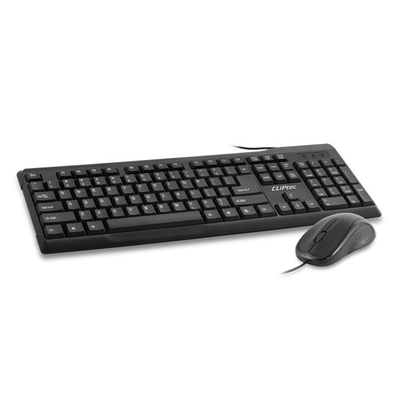 Usb Keyboard And Mouse Set - Black (Spill Resistant)