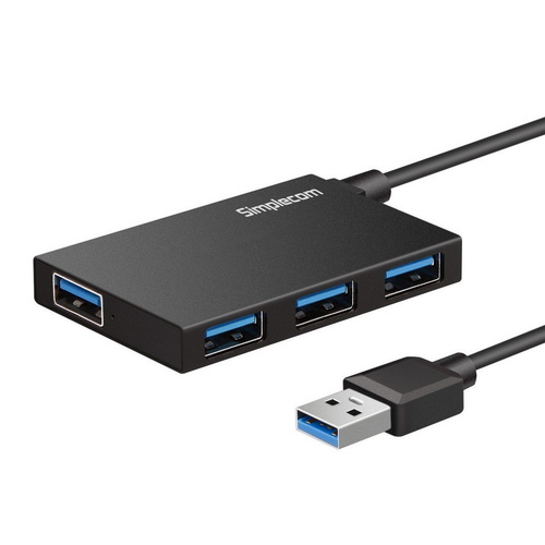 Simplecom CH351 Ultra Compact Aluminium 4 Port USB 3.0 Hub for PC Mac Laptop