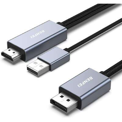  HDMI to DisplayPort Cable, 1.8M (6 Feet)