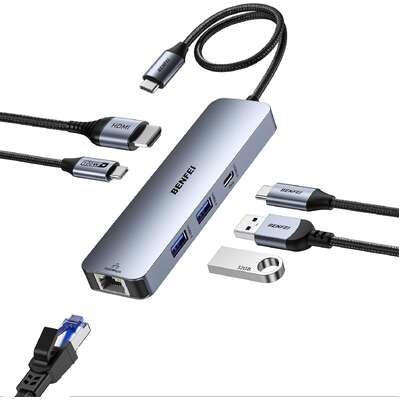 6-in-1 USB C Hub