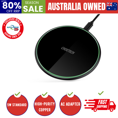 15W Wireless Charging Pad With Ac Adapter