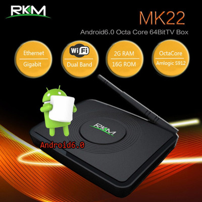 Rkm Mk22 Qcta Core 64Bit 4K Android 6.0 Mini Pc 2G/16G,Dual Band Wifi, Bt4.0