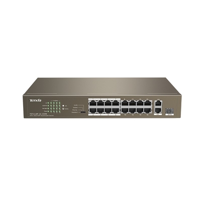 2GE/1SFP Desktop Switch With 16-Port PoE