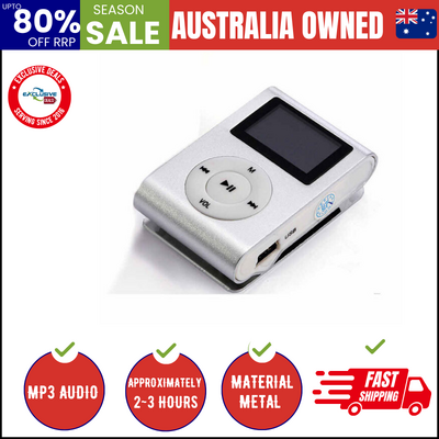 16G Mp3 Music Player With Usb Cable & Earphone Silver