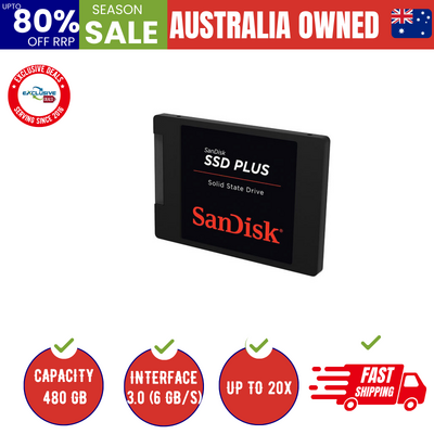 Ssd Plus 480Gb 2.5 Inch Sata Iii Ssd Sdssda-480G