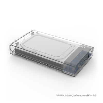 Se301 3.5" Sata To Usb 3.0 Hard Drive Docking Enclosure Clear