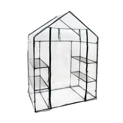 Garden Greens Greenhouse Walk-In Shed 3 Tier Solid Structure & Quality 1.95M