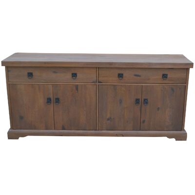 Buffet Table 180Cm 2 Door 4 Drawer Solid Mango Timber Wood