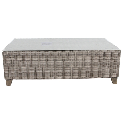 131Cm Wicker Rattan Outdoor Coffee Table