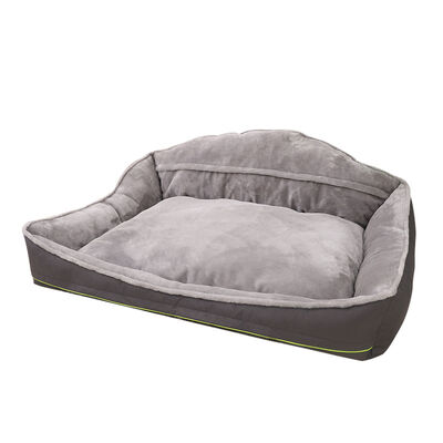 Sofa-Style Dog Bed Waterproof Washable Soft High Back Comfy Sleeping Kennel Xl