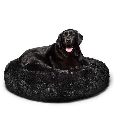 Calming Dog Bed - Xl -Black - 115 Cm