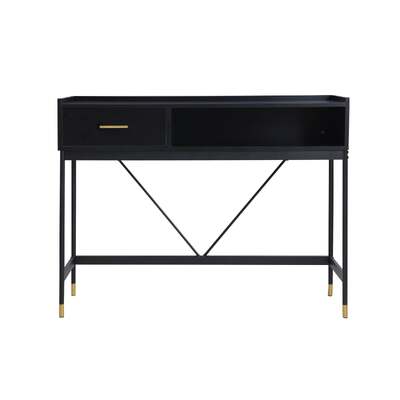 Alcona Console Table In Matte Black