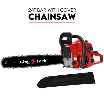 Commercial 24" Petrol Chainsaw - Heavy-Duty