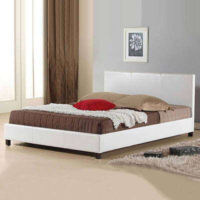 Mondeo Bedframe Double Size White