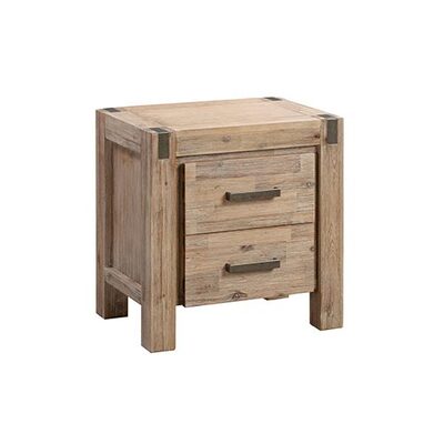 Java Bedside Table Oak