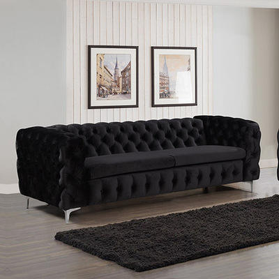 Luxurious 3 Seater sofa Black