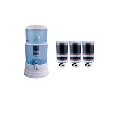  20 Litre Water Purifier + 3 X 8 Stage Filter + Maifan Stones