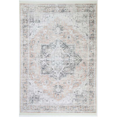 Modern Cezanne Blush Vintage Rug - 80x230