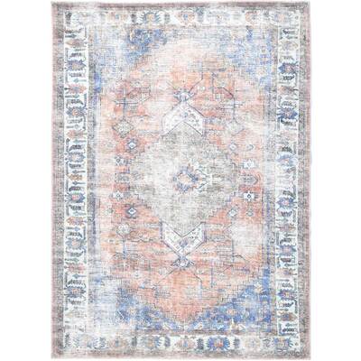 Elegant Pissarro Terracotta Vintage Rug - 80x230