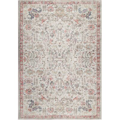 Stylish Rudolph Ivory Multi Rug - 160x230