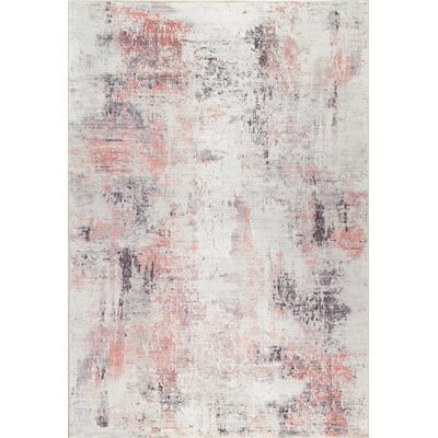 Elegant Charles Ivory-Blush Rug - 200x290