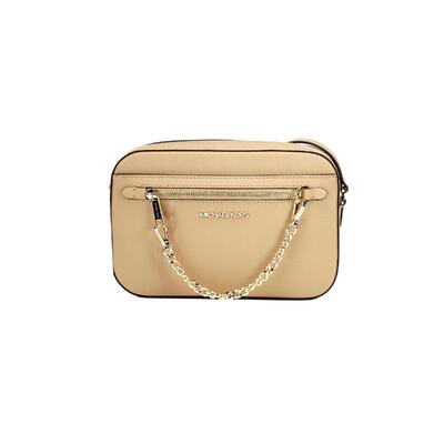 Camel Chic Michael Kors' Jet Set East West Leather Crossbody