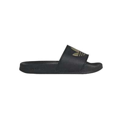 Sleek Sophistication Adidas Black Casual Slides - Size 9 Us