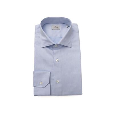 Xl Light Blue Bagutta Men'S Cotton Shirt