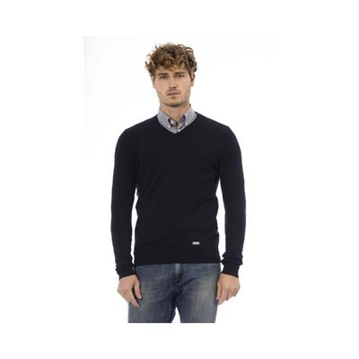 50 It Blue Wool Sweater Baldinini Trend Men