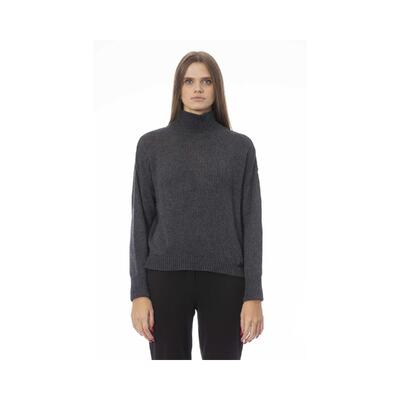 Baldinini Trend Women'S Graphite Viscose Sweater - M