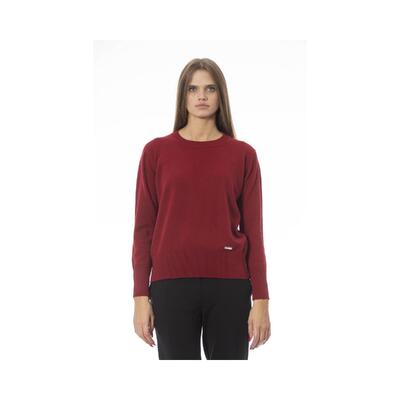 Red Radiance Wool Sweater For Women By Baldinini