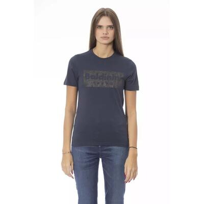 Lapis Lazuli Blue Cotton Delight L Baldinini Trend Women'S Tee Shirt