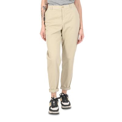 Beige Bliss Hugo Boss Women'S Cotton Blend Trousers - 38 Eu