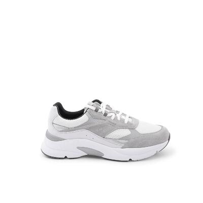 Hugo Boss Men'S Ivory Leather Sneakers